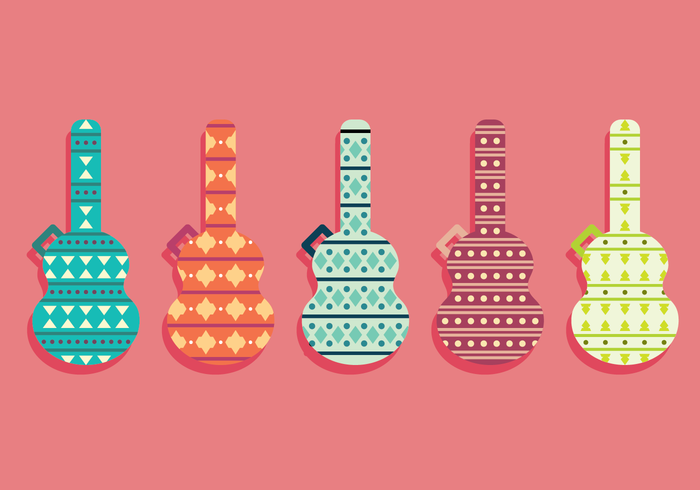 Guitar Cover Pattern Vector