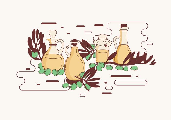 Jojoba Botella Vector