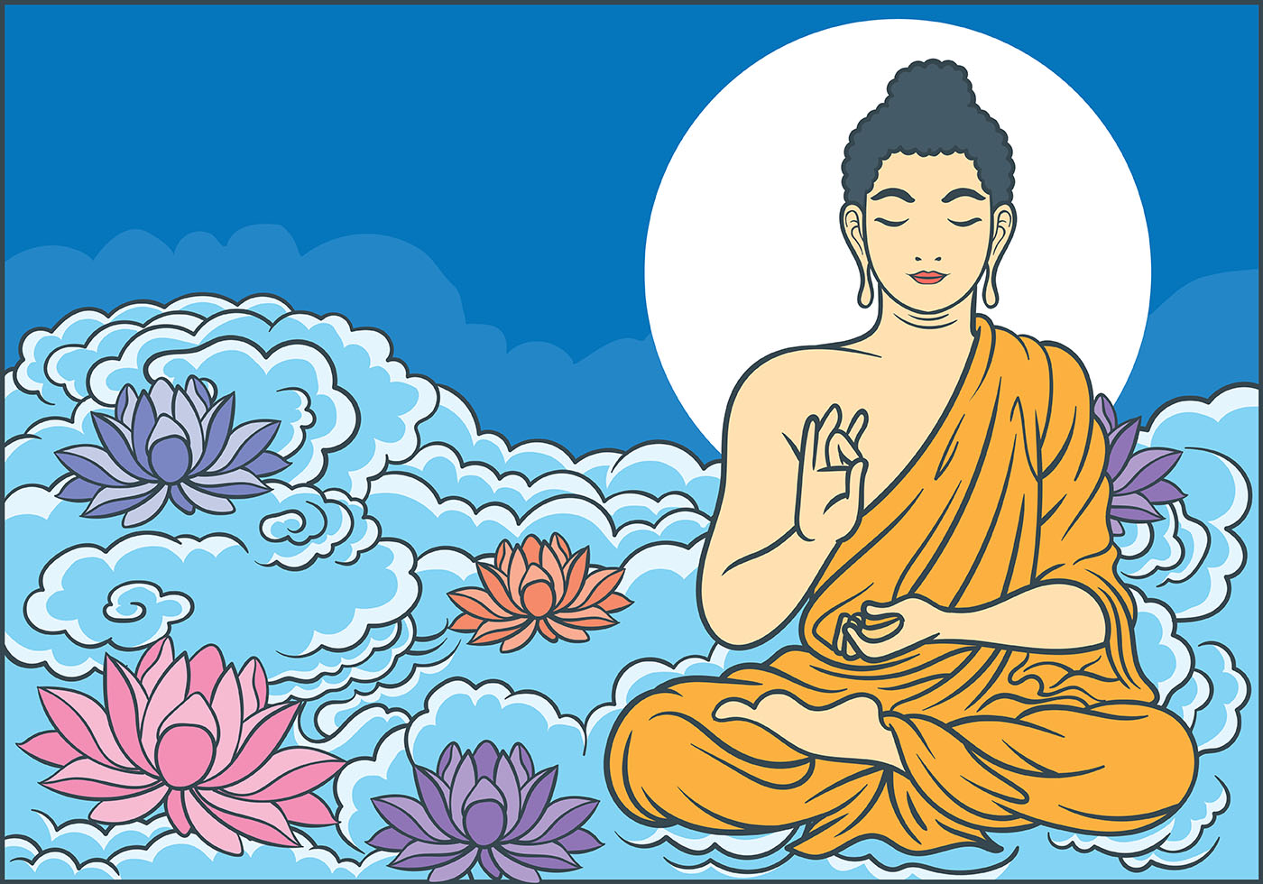 Download Buddah Vector Illustration - Download Free Vectors ...