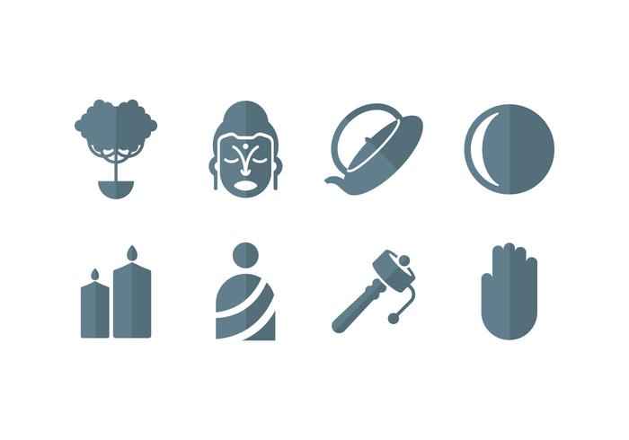 Meditation, yoga, zen, buddha set icons Meditation, yoga, zen, buddha set icons