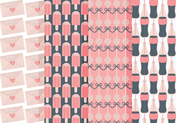 Vector Cute Patterns Set