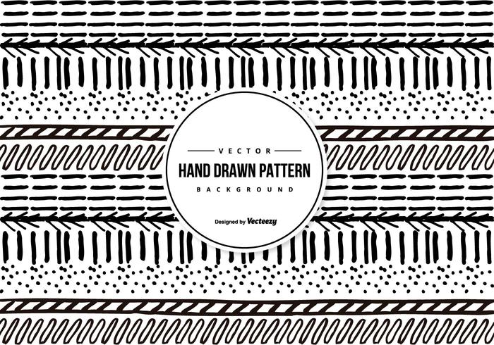 Hand Drawn Sketchy Pattern Background vector