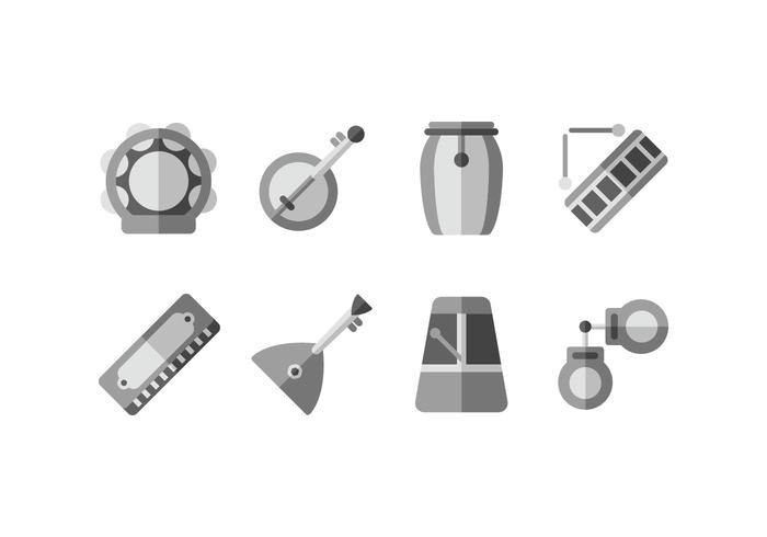 Traditional instruments vector icon Traditional instruments vector icon