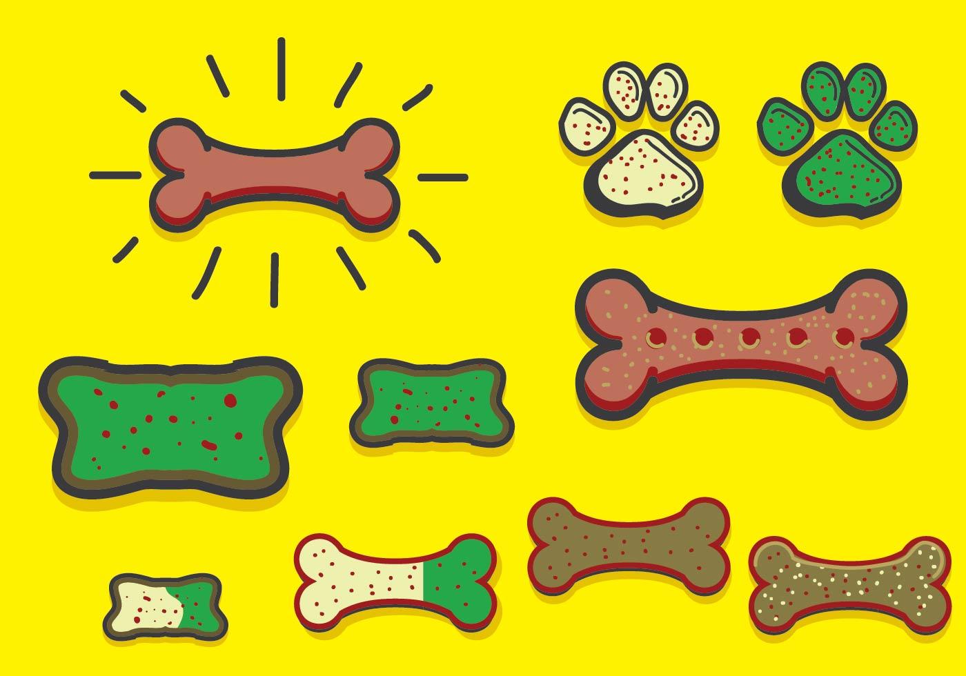 Dog Biscuit with Canine Vector 159946 Vector Art at Vecteezy