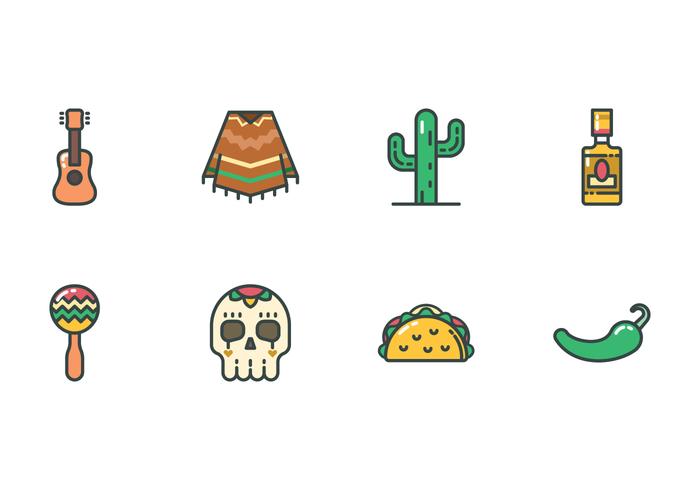 Free Mexico Icon Set vector