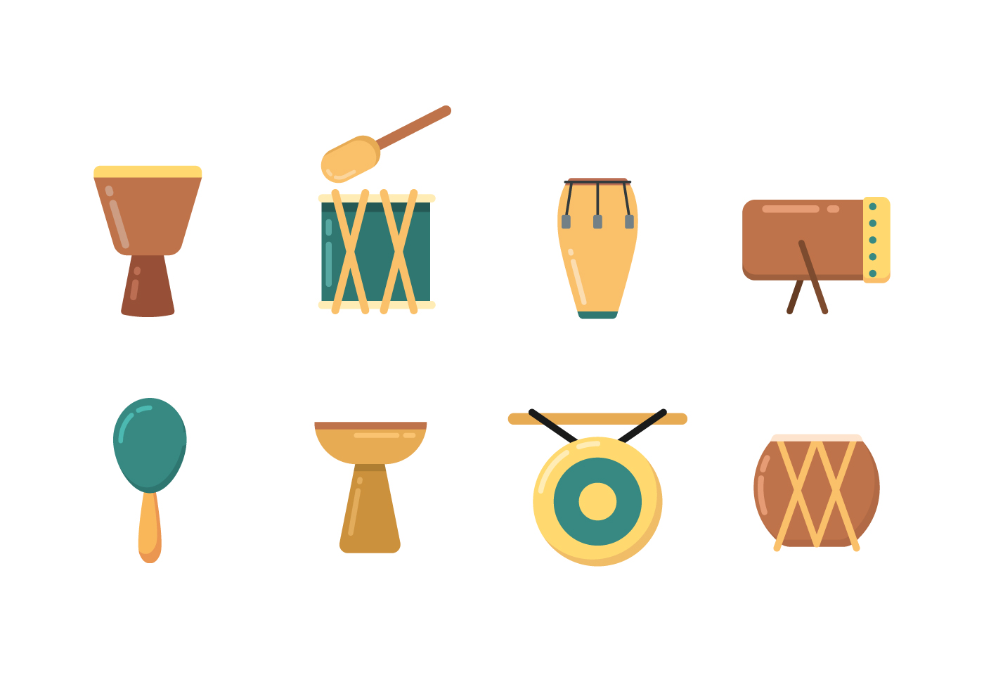 Traditional Percussion 159983 Vector Art at Vecteezy