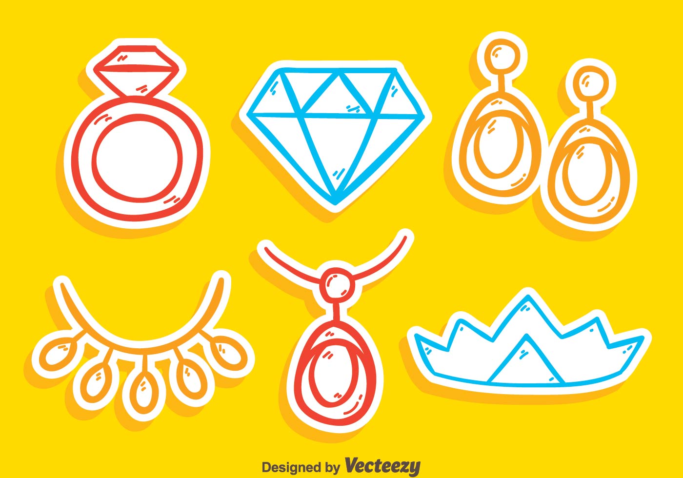 Download Sketch Jewelry Collection Vector 160042 - Download Free Vectors, Clipart Graphics & Vector Art