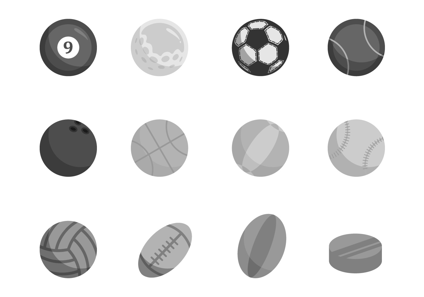 Free Sports Icons Vector 160067 Vector Art at Vecteezy