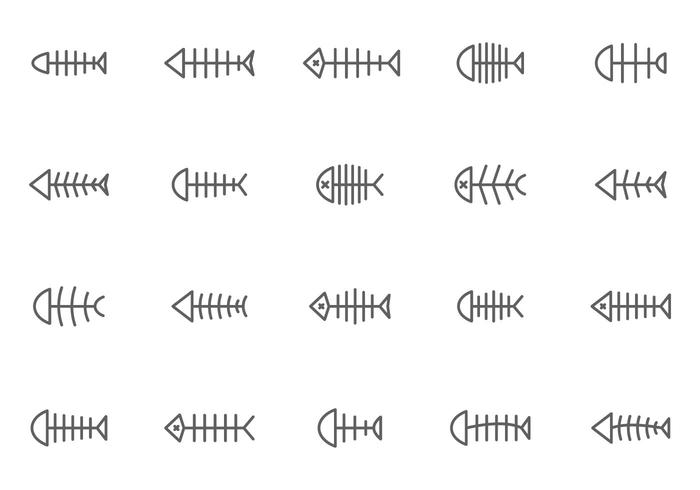 Free Fishbone Vectors