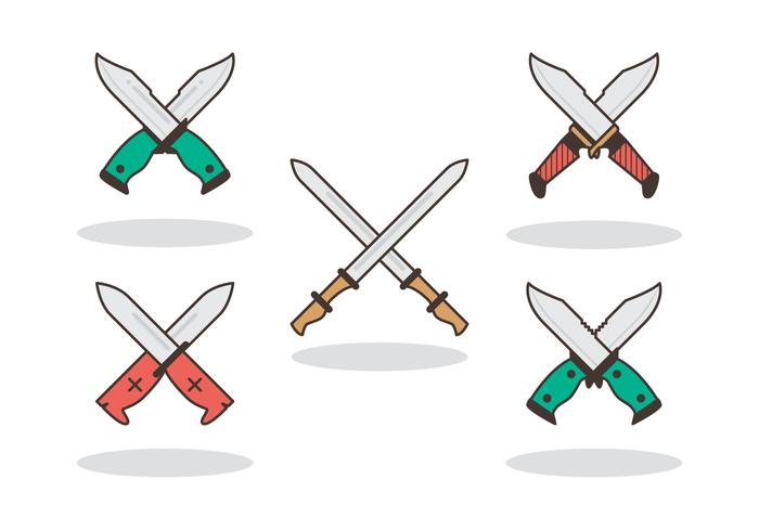 Free Iconic Bayonet Vectors
