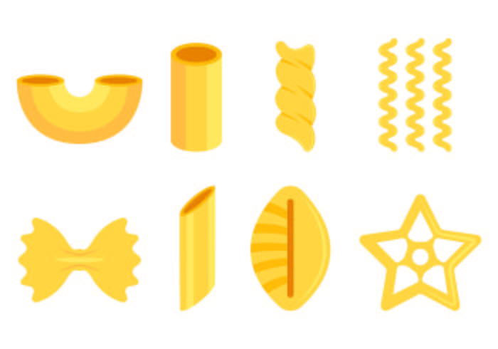 Set Of Macaroni Icons  vector