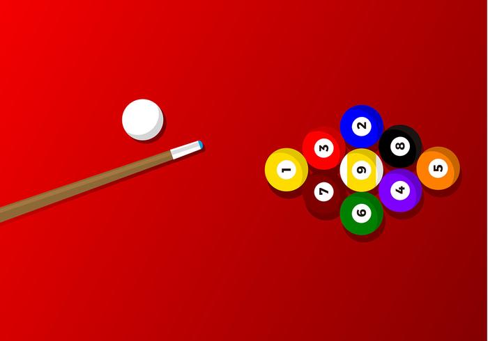 9 Ball Game Free Vector