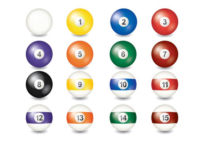 9 Ball Vector Collection