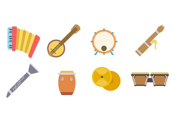 Music Instruments Icon Vector