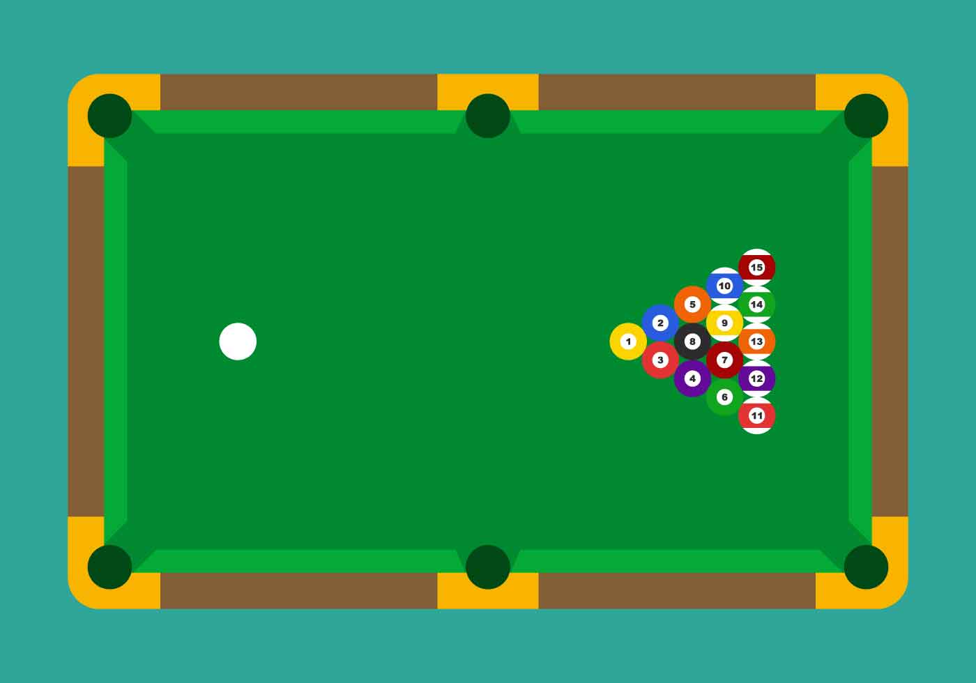 Billiard Table Vector Art, Icons, and Graphics for Free Download