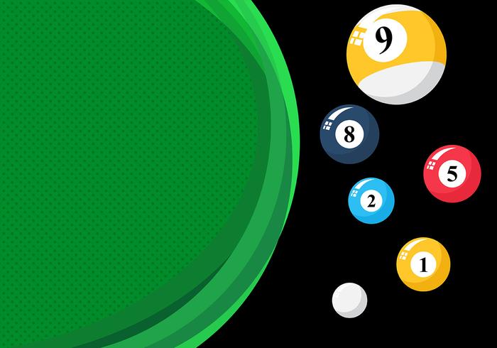 Billiards Background Vector