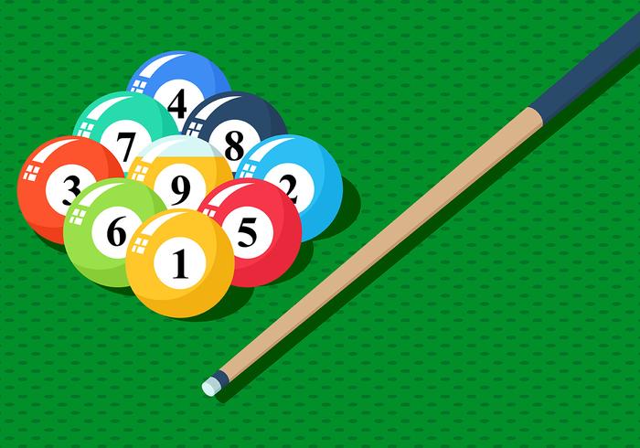 Billiards Background Vector