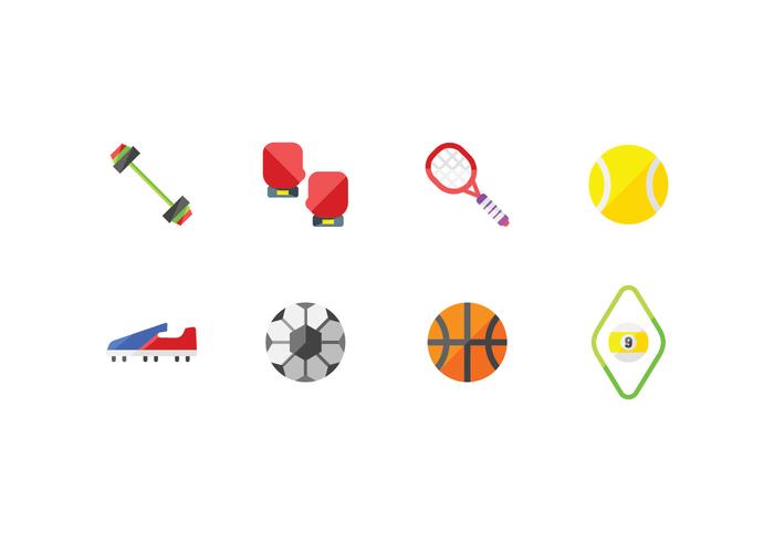 Sport and athletic set icons Sport and athletic set icons