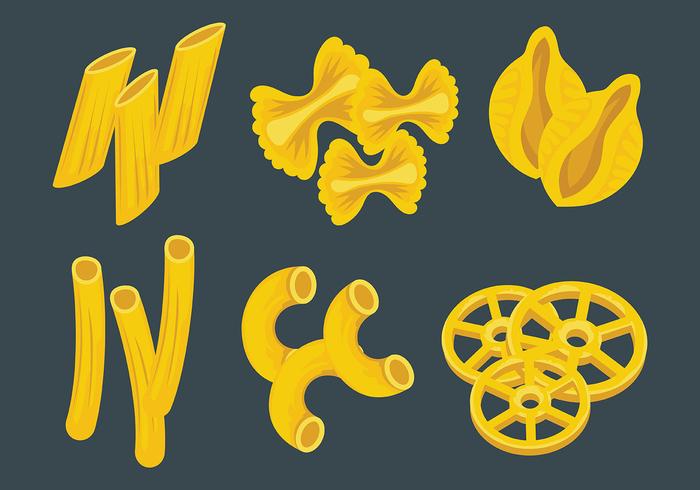 Macaroni Vector Icons