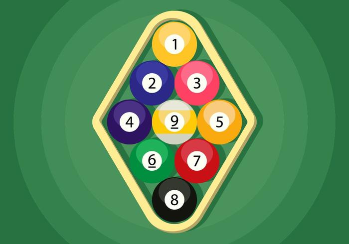 9 Ball Illustration vector