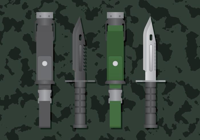 Bayonet Sharp Metal Illustration vector