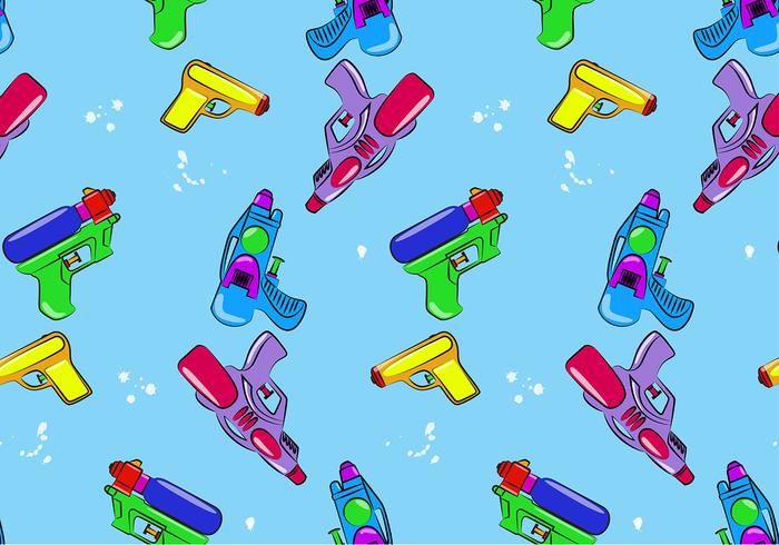 Watergun Pattern Free Vector Watergun Pattern Free Vector