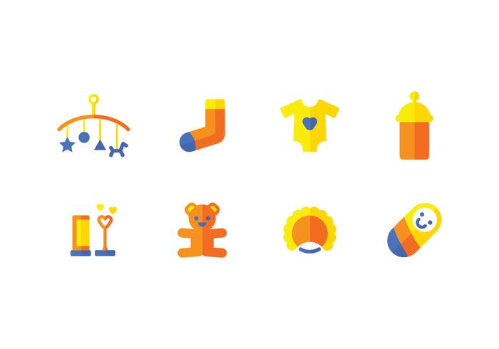 Baby vector icons Baby vector icons