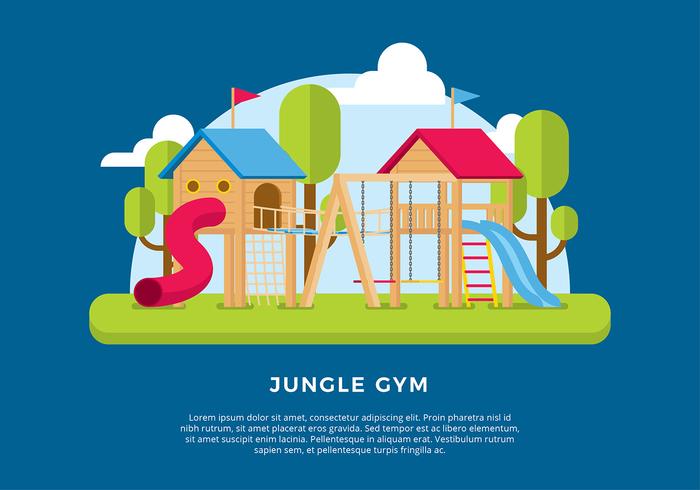 Jungle Gym Template Free Vector