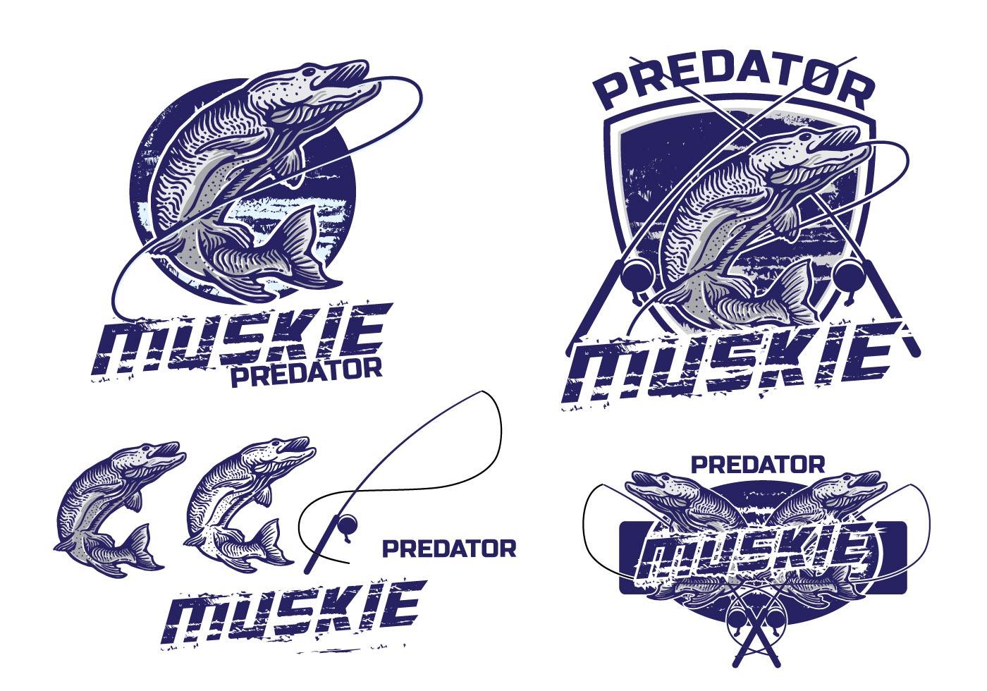 Muskie Logo Element 160437 Vector Art at Vecteezy