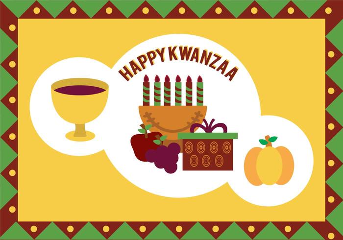 Kwanzaa ilustración vectorial vector