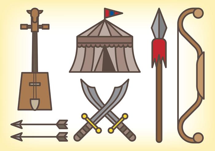 Mongol Vector Icons