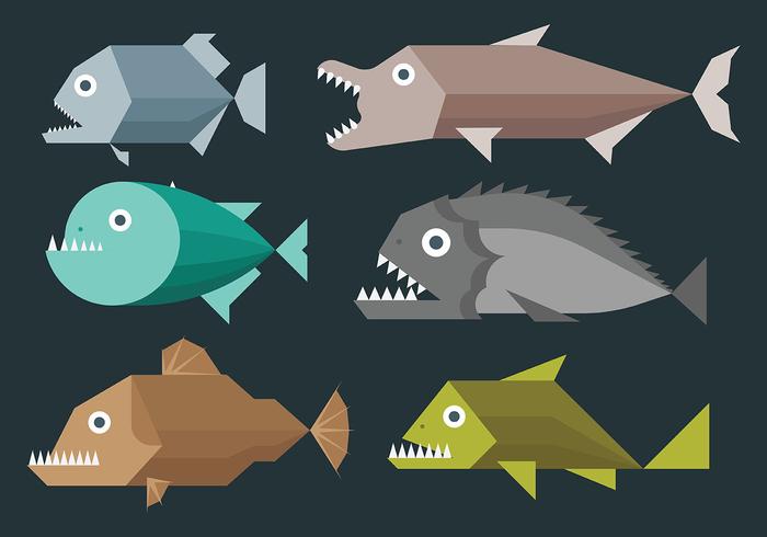 Piranha Vector Iconos