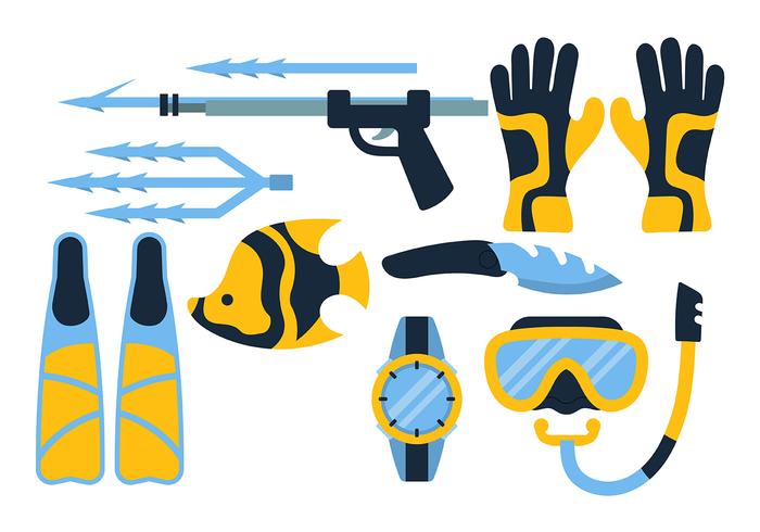 Spearfishing Icon Vector