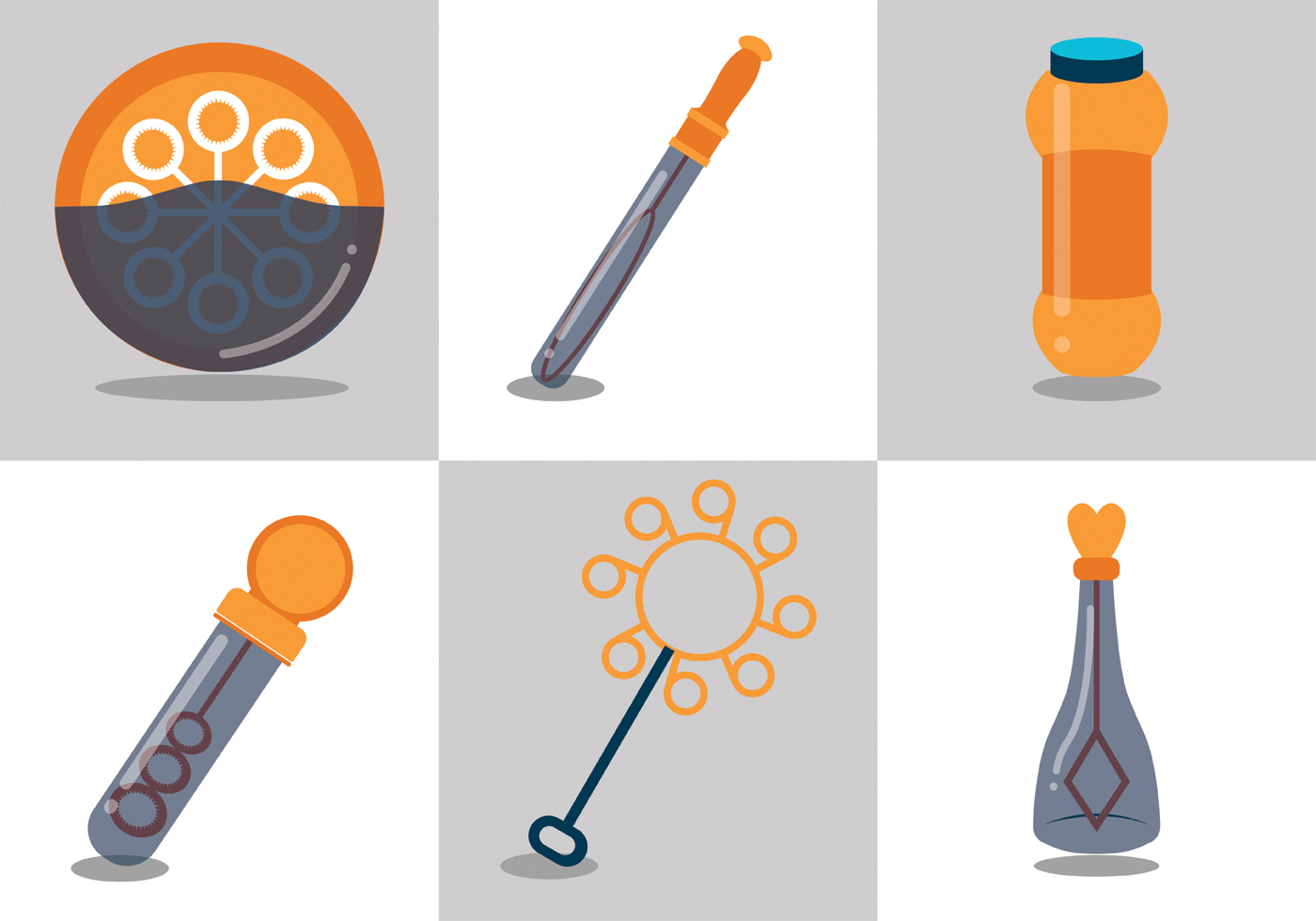 Bubble Blower Vector Pack 160652 Vector Art at Vecteezy