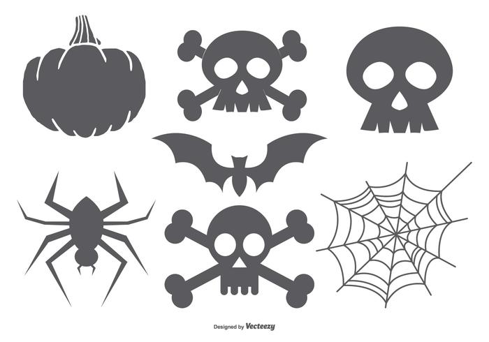 Halloween Vector Shapes Collection