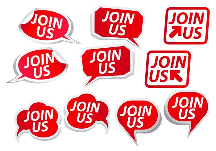 Join Us Bubble Button Vectors 160730 Vector Art at Vecteezy