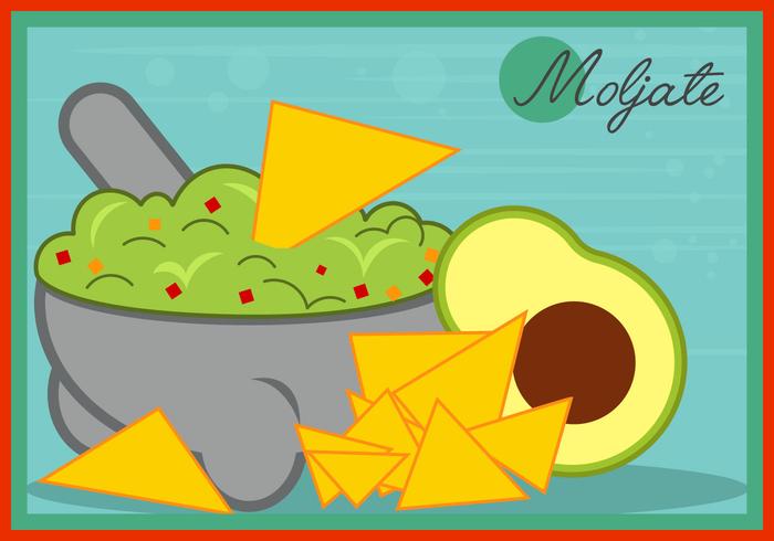 Molcajete For Mexican Food vector
