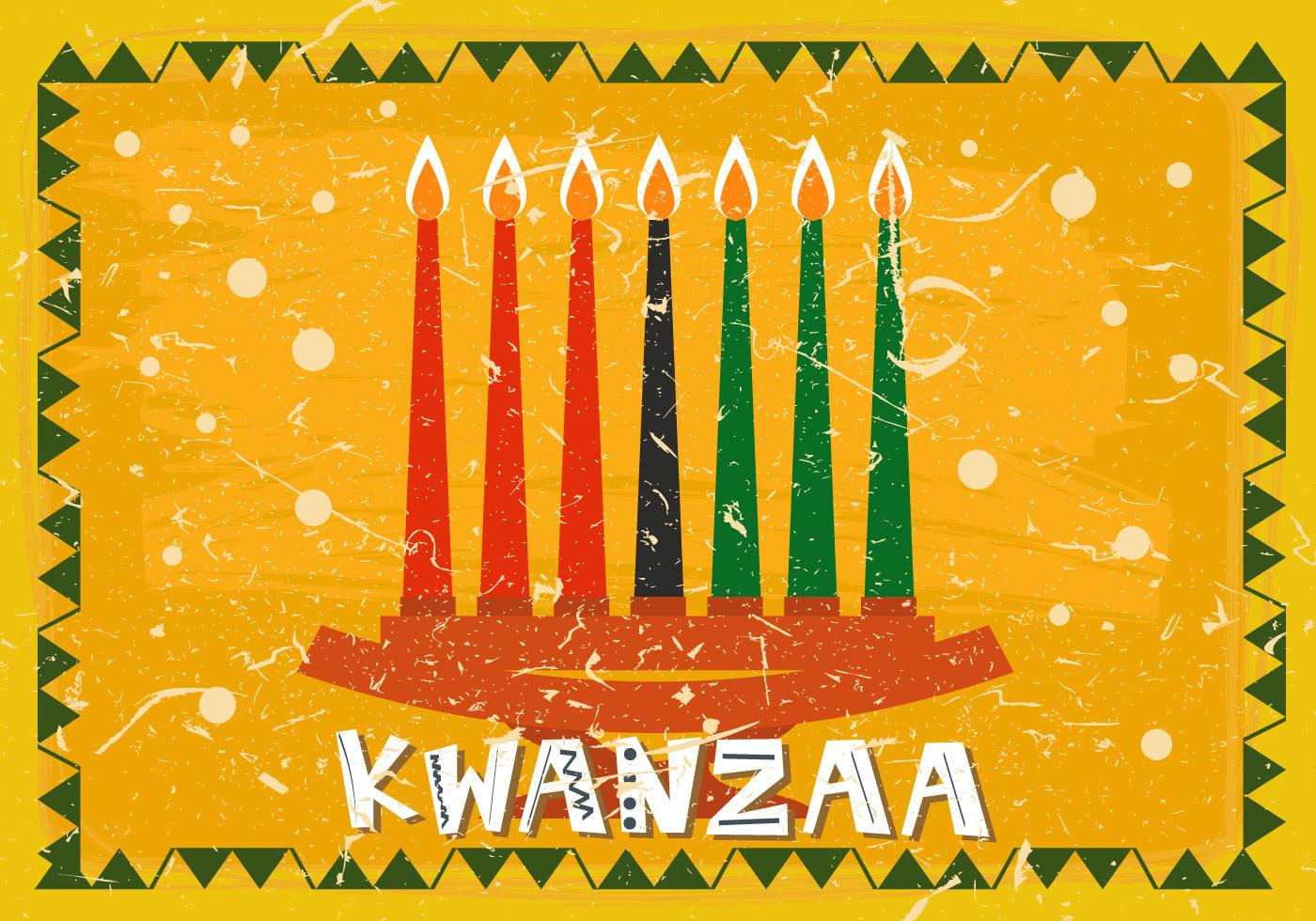 Seven Kwanzaa Candle 160770 Vector Art at Vecteezy