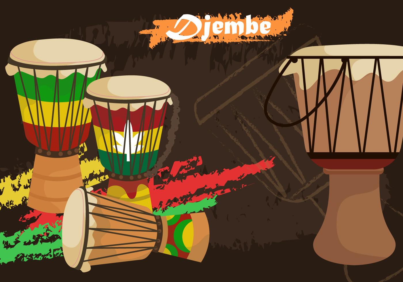 Djembe African Percussion 160855 Vector Art at Vecteezy