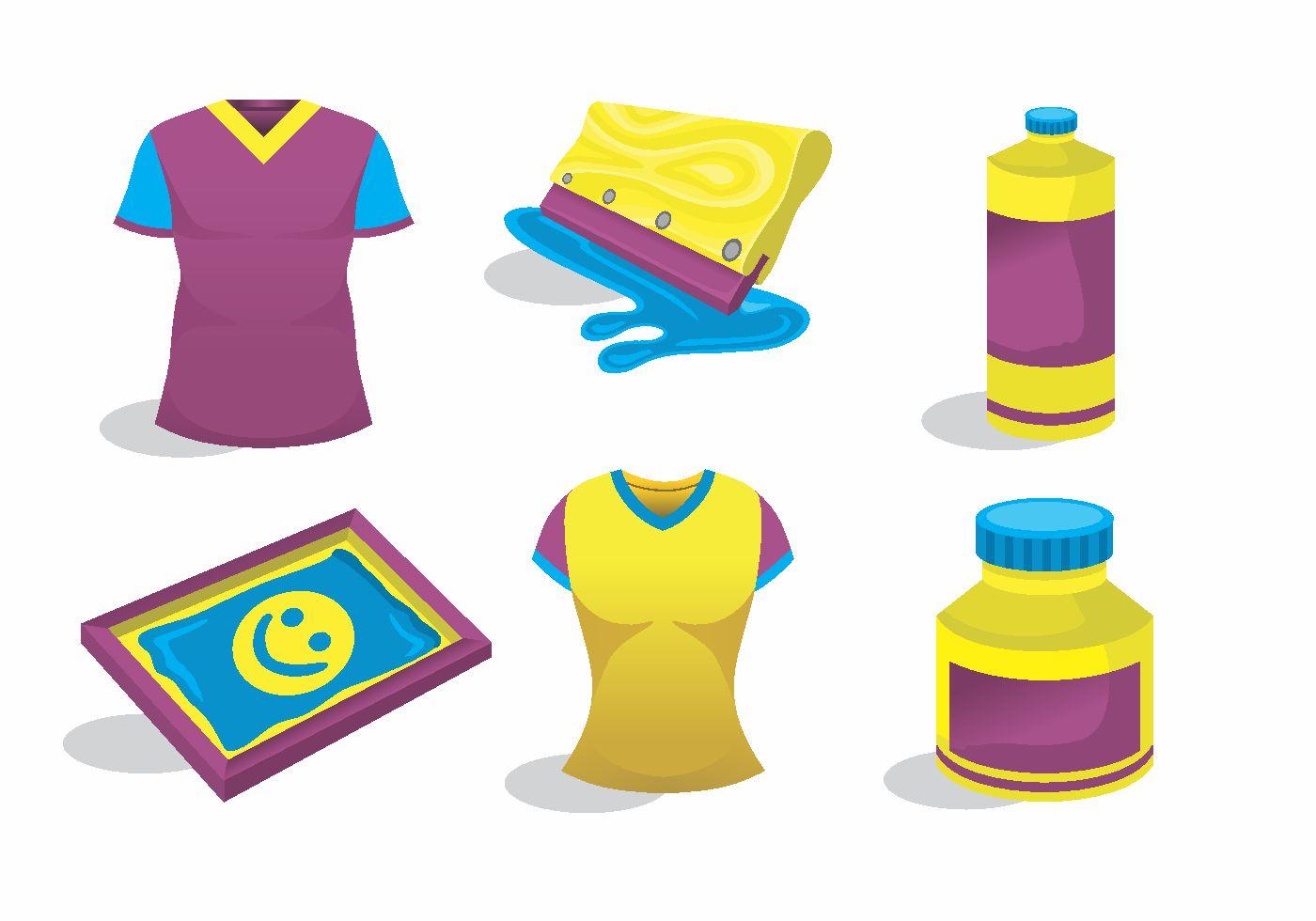 Screen Printing Vector Pack 160857 Vector Art at Vecteezy