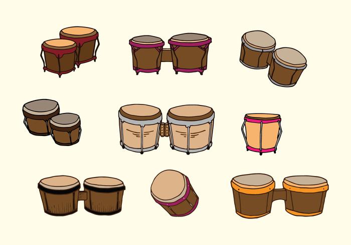 Bongo Drum Vector