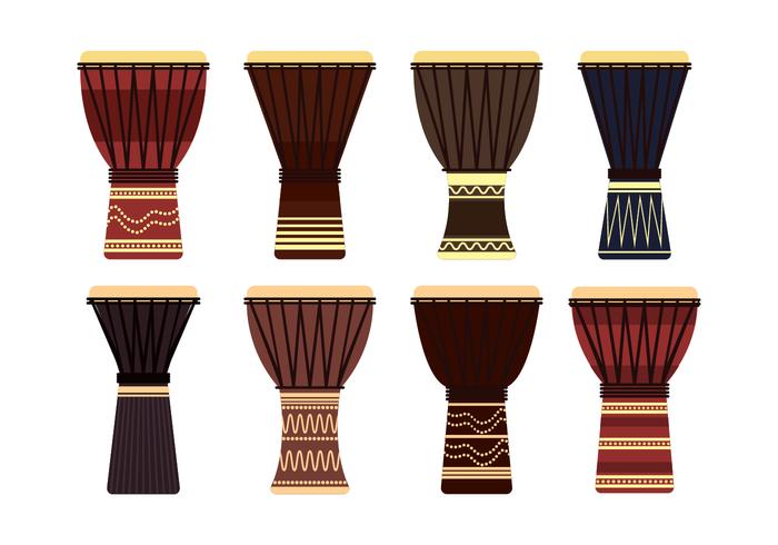 Djembe conjunto de vectores