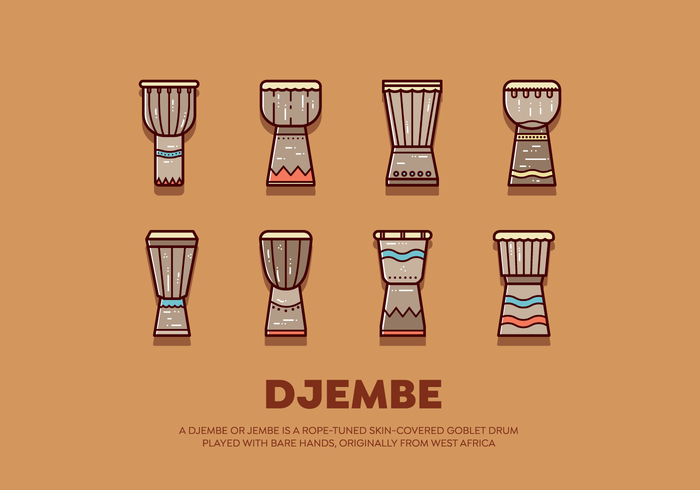 Vector libre de Djembe