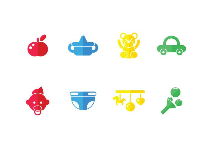 Baby vector icons