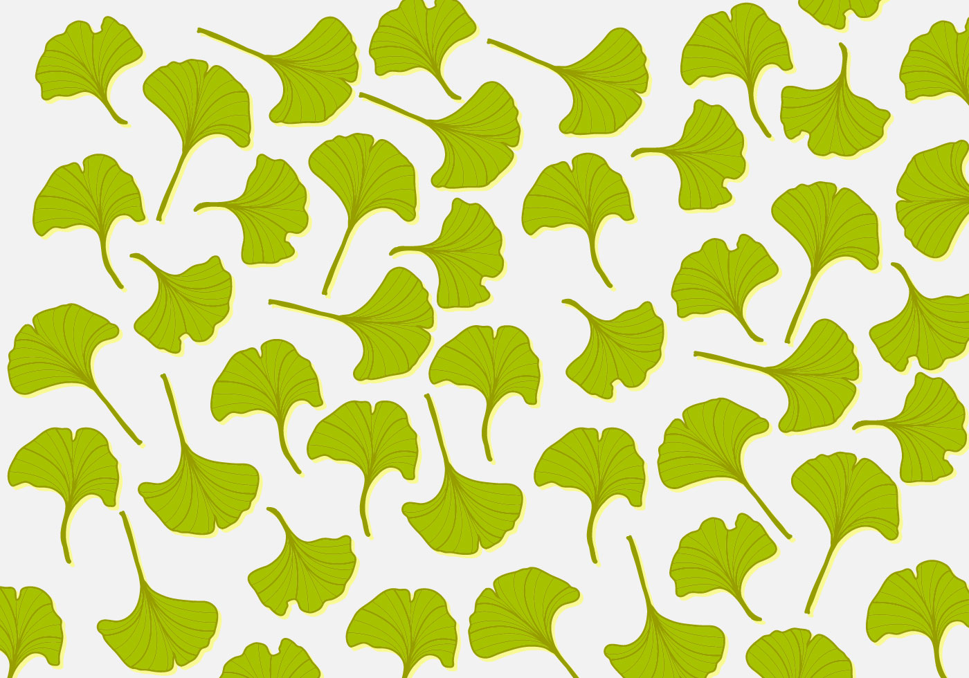 Ginkgo Leaf Background 160941 Vector Art at Vecteezy