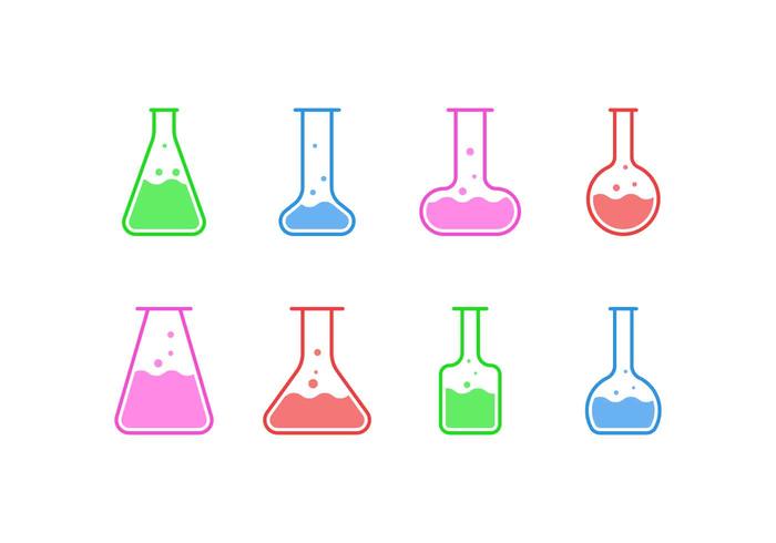 Outstanding Beaker and Flask Vectors