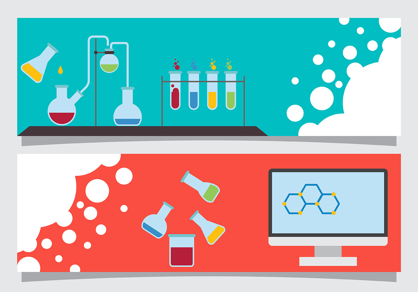 Science Banner Vector Art, Icons, and Graphics for Free Download