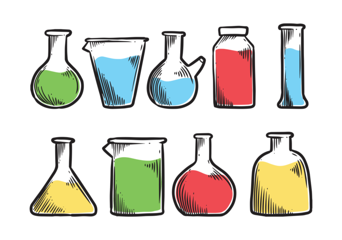 Beaker Icons Vector