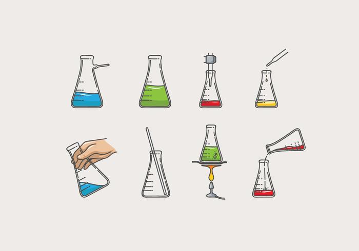 Erlenmeyer Flask Element vector