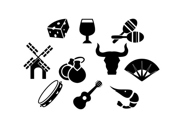 Free Spain Silhouette Icon Vector